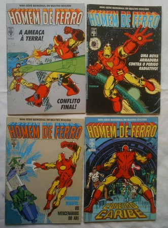 Homem De Ferro Mini-série Em 4 Edições Marvel.